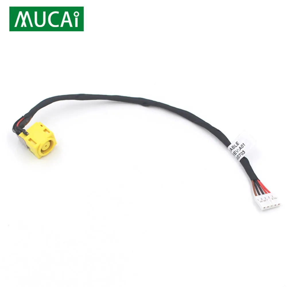 DC Power Jack with cable For Lenovo B590 B580 V580 V580A V580C laptop DC-IN Flex Cable 50.4TE08.031 50.4TE08.021