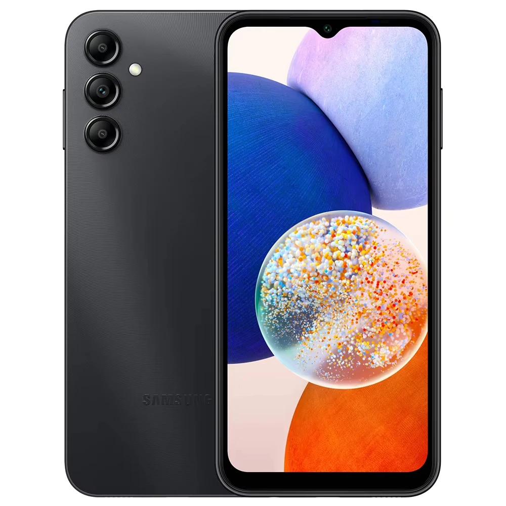 هاتف ذكي أندرويد 5G مجدد Samsung Galaxy A14 6.6 بوصة إصدار الاتحاد الأوروبي 6GB RAM 128GB ROM هاتف سامسونج أندرويد 50MP 5000mAhNFC