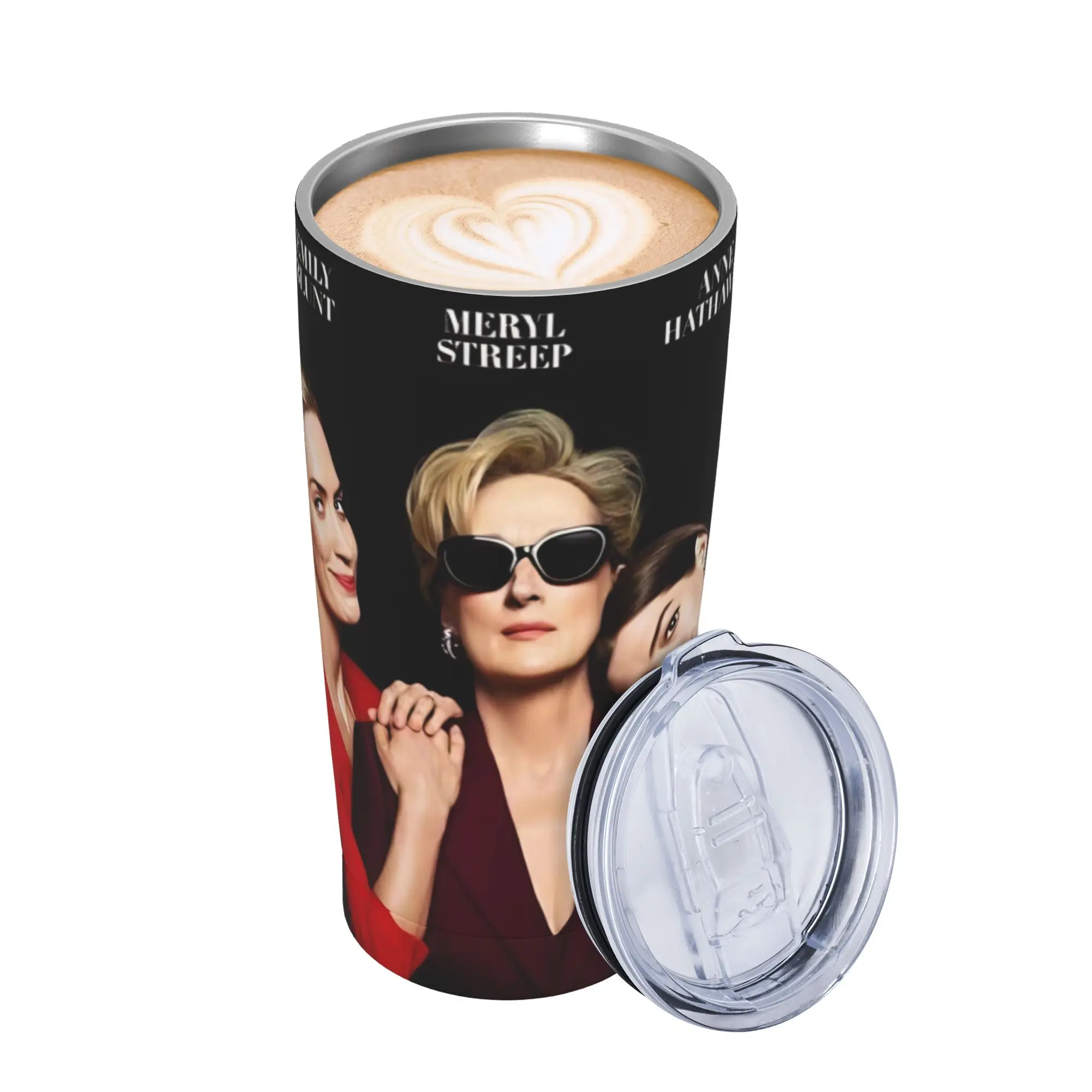 The Devil Wears Pradas 2 Moive Tumbler Vacuum Insulated  Coffee Cups with Lid Straw Double Wall Mug Water Bottle 20oz