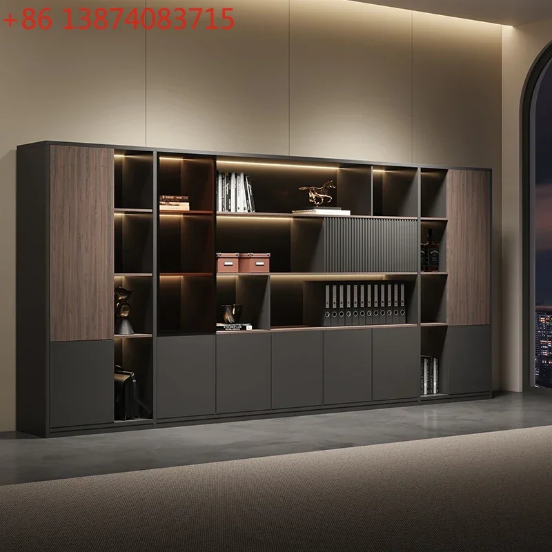 Information Filing Cabinet Bookcase Shelf Locker Organizer Documents Open Cupboards Armoire De Rangement Office Furniture