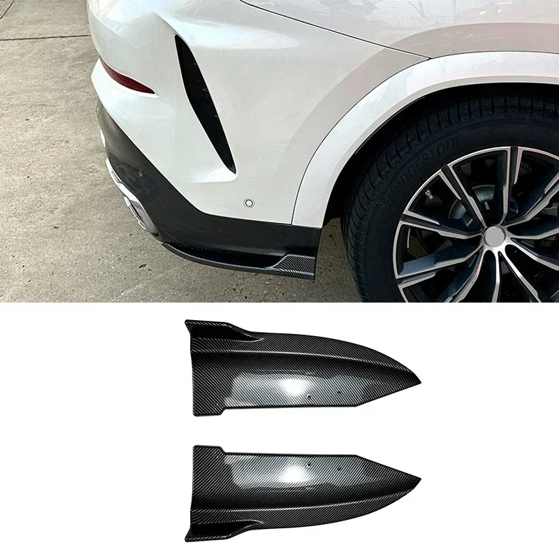 

New! Car Rear Bumper Diffuser Side Splitter Spoiler Body Kit For BMW X6 G06 M Sport 2020-2022 Rear Bumper Protector