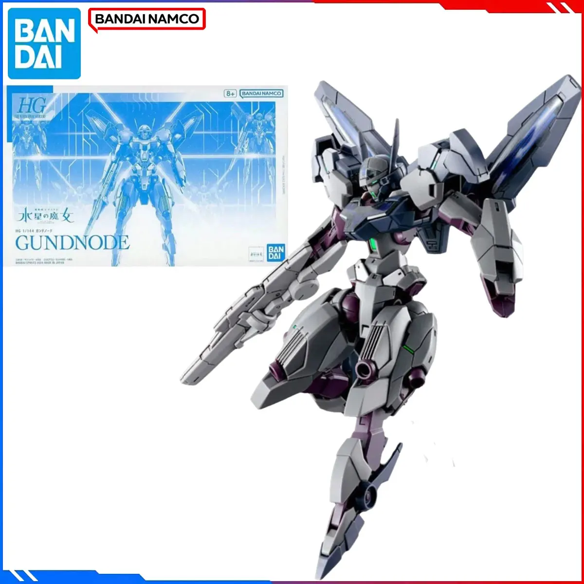 

Genuine Bandai Original Gundam The Witch From Mercury Figure Model Kits HG 1/144 Anime Figures Gundnode Action Model Toys Gift