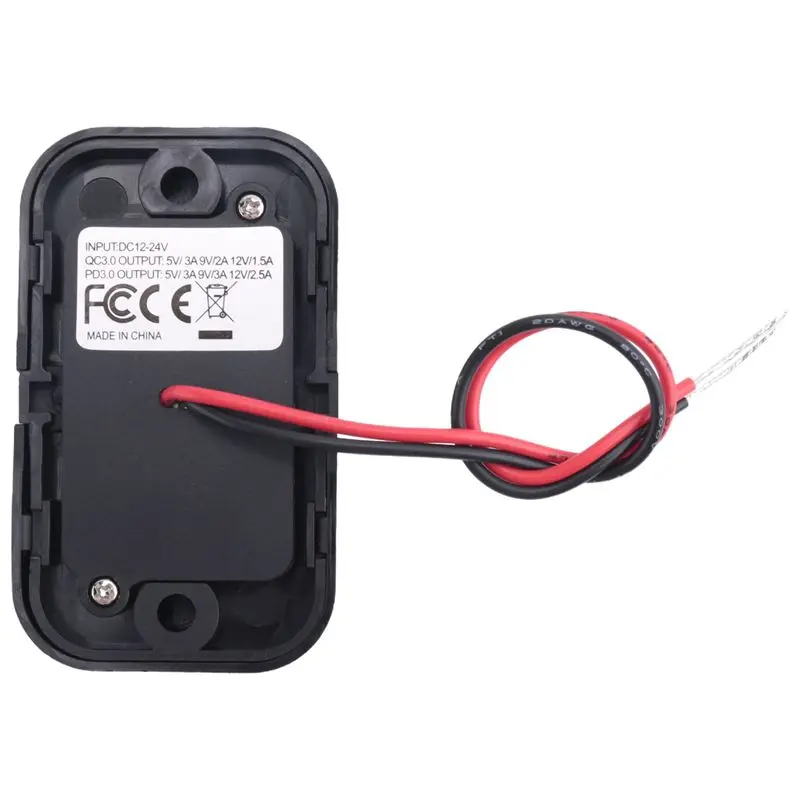 Lightweight 10X USB+PD Car Socket 12V/24V USB Charging Splitter Outlet Power-Adapter For Motorcycle Camper-Truck ATV