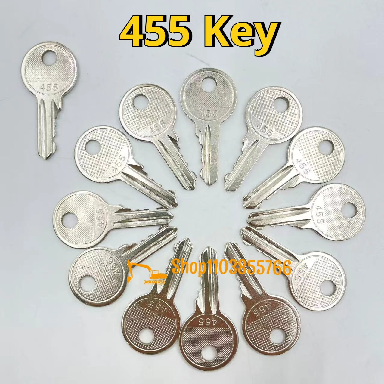 

10/5/2/1 шт. 455 ключ зажигания BG33 AS142 455 клавиш подъемники стрелы ножничный подъемник Genie Skyjack Terex тяжелое оборудование ключ для вилочного погрузчика