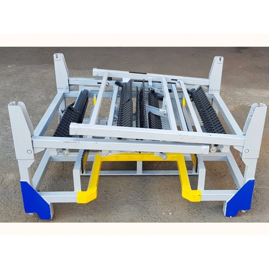 Stackable Auto Parts Rack Heavy Duty Component Handling Cart Workshop Material Flow System Automotive Parts Rack