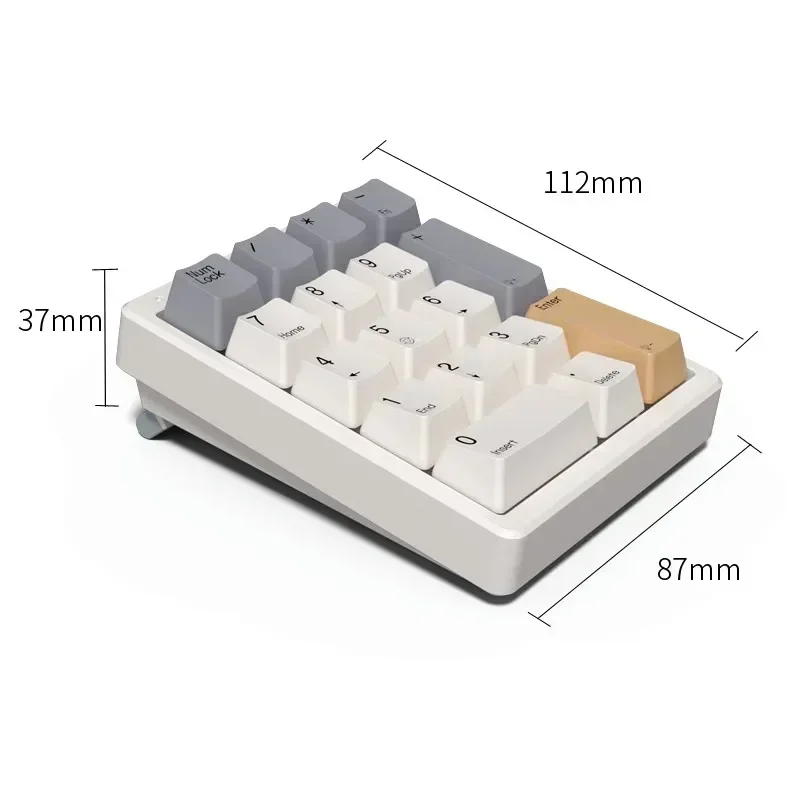 Magicforce-Mini teclado MF17 RGB, teclado ergonómico de intercambio en caliente, compatible con QMK/VIA, con cable, 17 teclas, accesorios para jugadores de PC de oficina