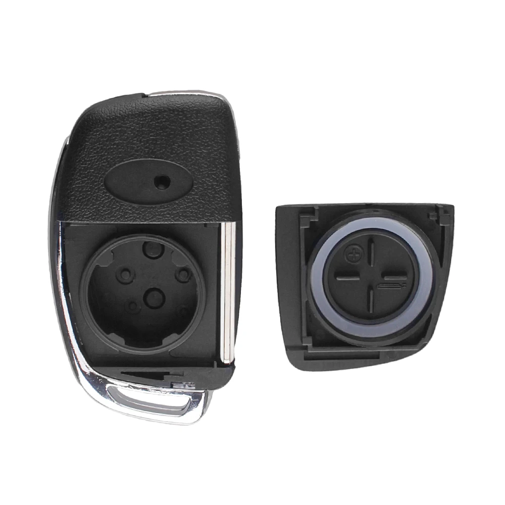 KEYYOU-Substituição Flip Remoto Key Fob para Hyundai, Caso Chave do carro, Uncut Blade Key Shell, 3 ou 4 Botões Pad, Styling para Hyundai IX35, i20,