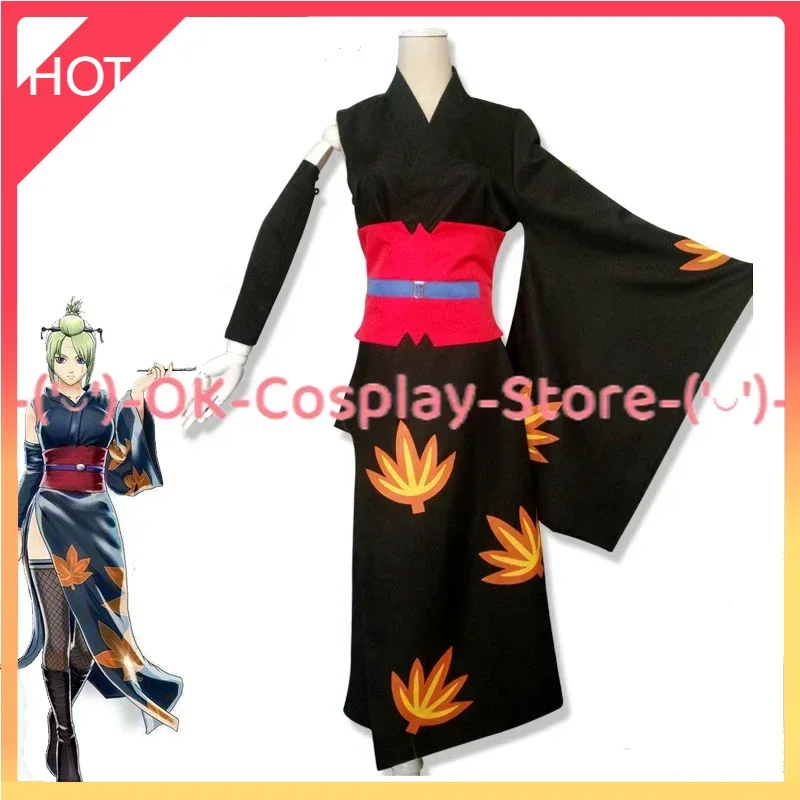 Anime Gintama Tsukuyo Cosplay Costumes Japanese Kimono Women Fancy Suit Halloween Carnival Uniforms Custom Made