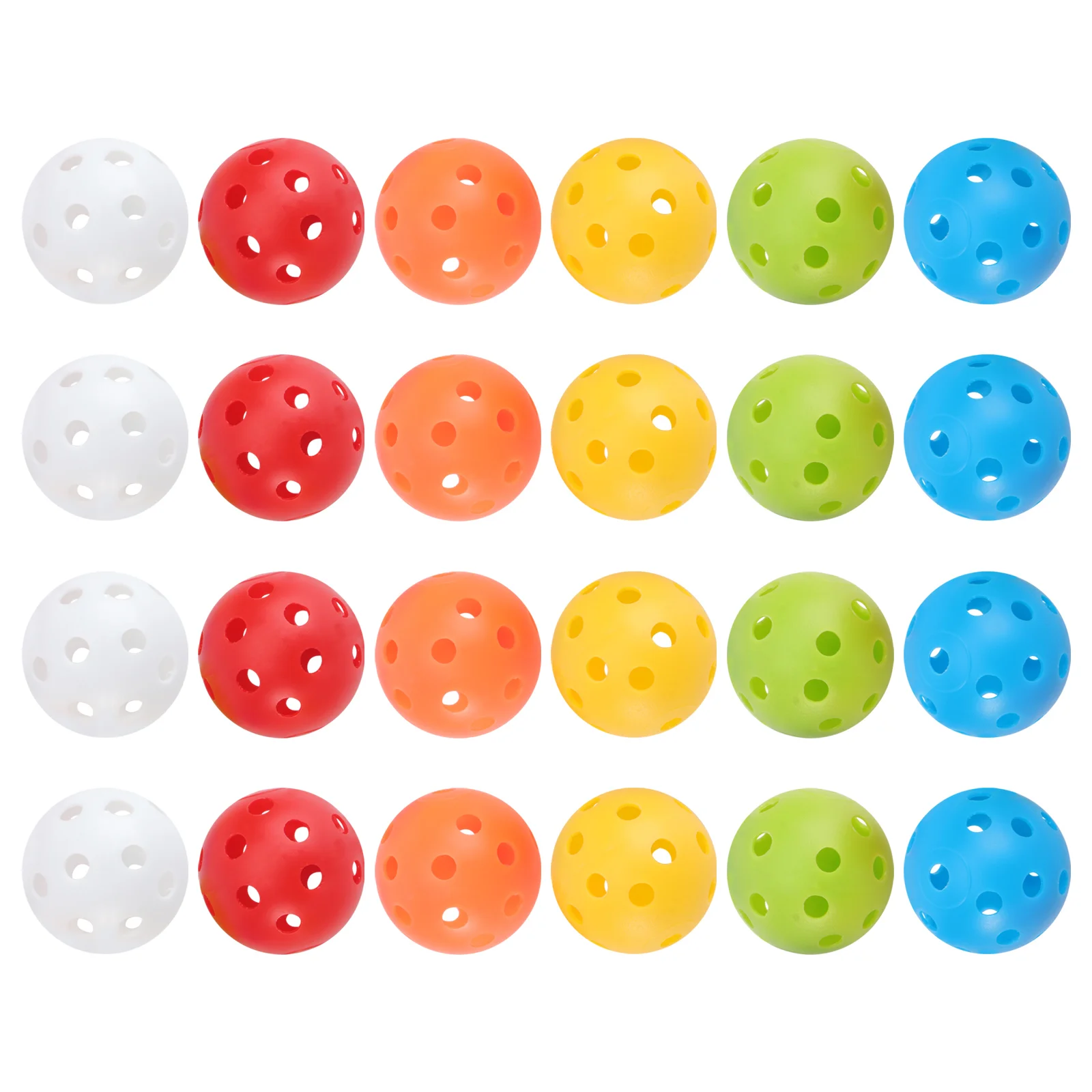 

PCS/ Pack Perforated Plastic Play Balls Hollow Golf Training Practice Game Balls Sports Balls