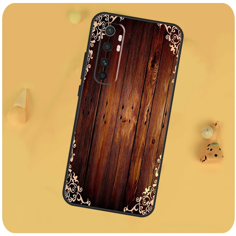 Tree Flower Bamboo Wood Phone Case For Xiaomi POCO X3 F2 F3 M3 Pro Mi 11 Lite Ultra 10T 11T Pro Back Cover Cases