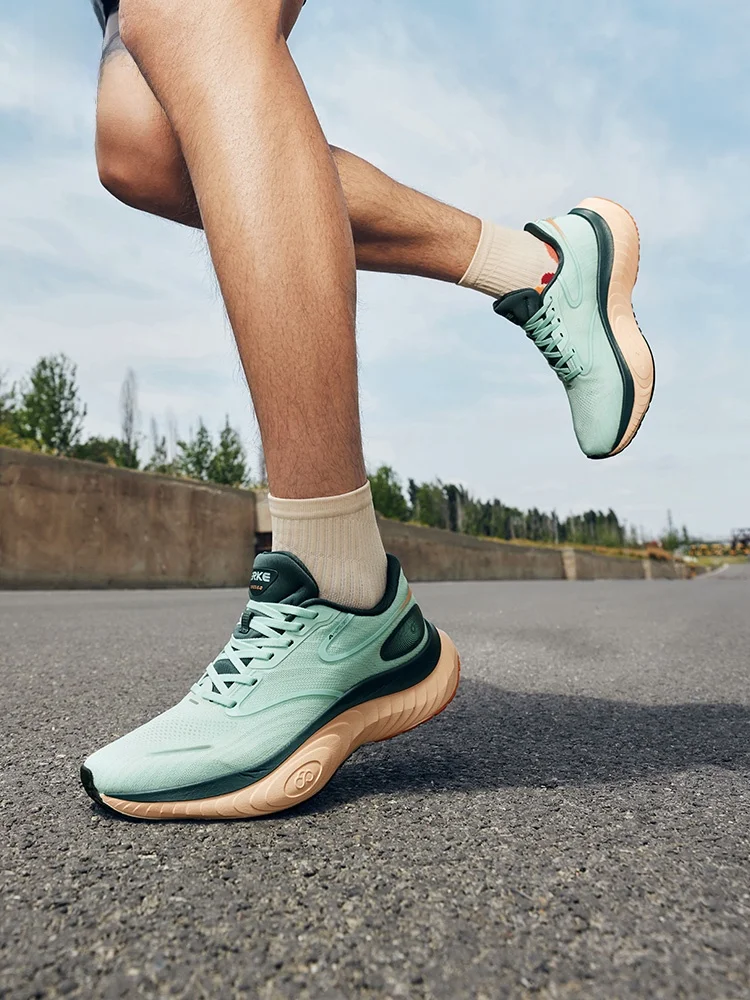 

Erke Running oes Пара Sports Park Мужские и женские мягкие боты o Абсорбционная зимняя новинка Sle Road Поддержка Материал EVA