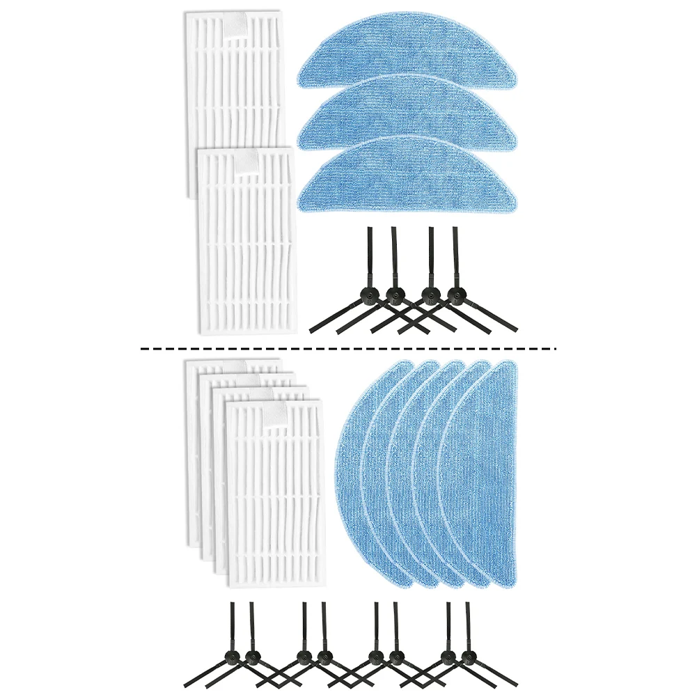 Side Brush Filter Mop Cloth Kit For ILIFE G9/G9PRO/V9/V9 Pro Vacuum Cleaner Accessories For Home Cleaning Supplies