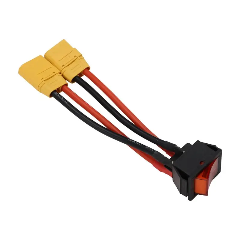 M09K XT90 Plug Power On-Off Electronic Switch 30A Large Current High Load Switch For RC Drone UAV Battery ESC Connection