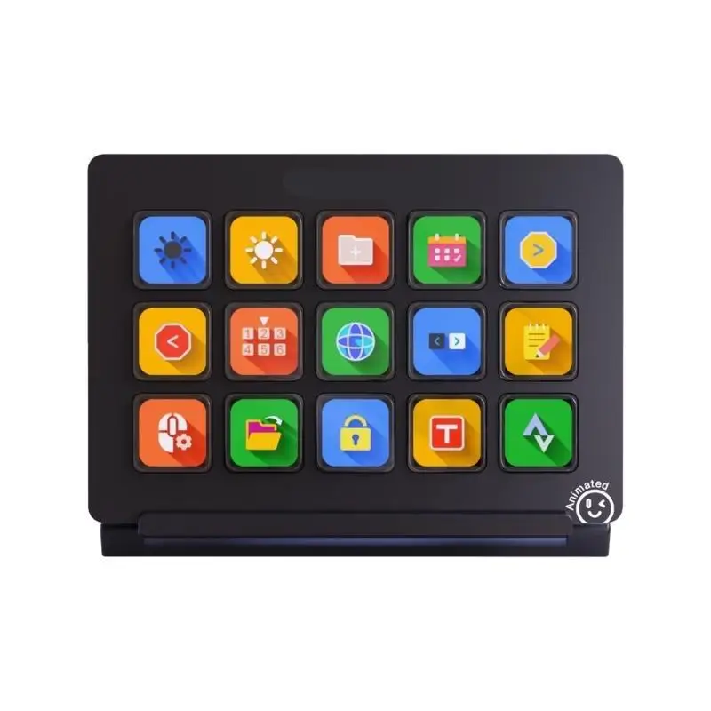 

Y1UB MultiPlatform Ai Keyboards Stream Controller 15Keys For Mutiple Apps And More