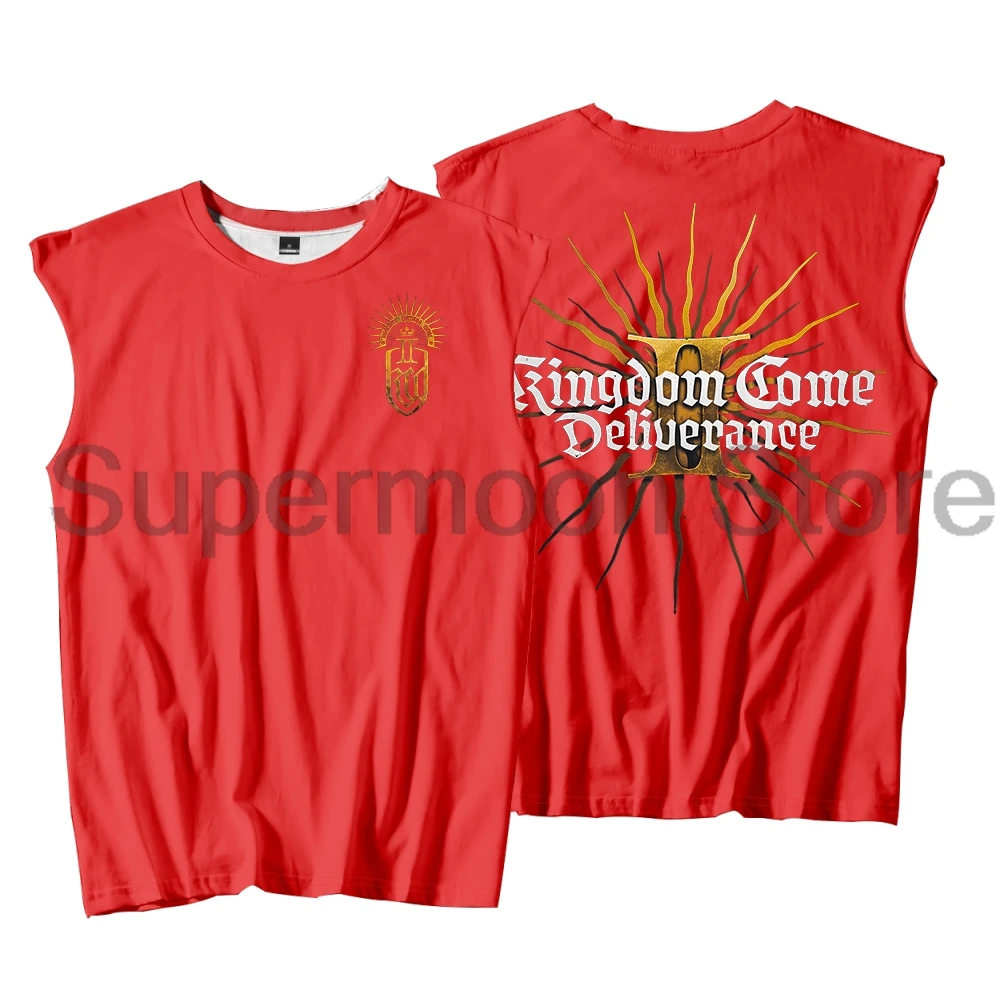 المملكة تعال Deliveryance II Game Merch تانك القمم الصيف بلا أكمام سترة رياضية للصالة الرياضية النساء الرجال Harajuku ملابس رياضية في الهواء الطلق