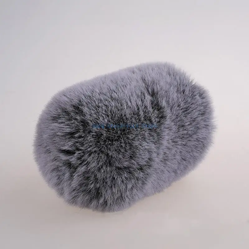 X7XB Artificial Fur Windscreen Microphone Cover Fuzzy Guard For AT2020 Microphone