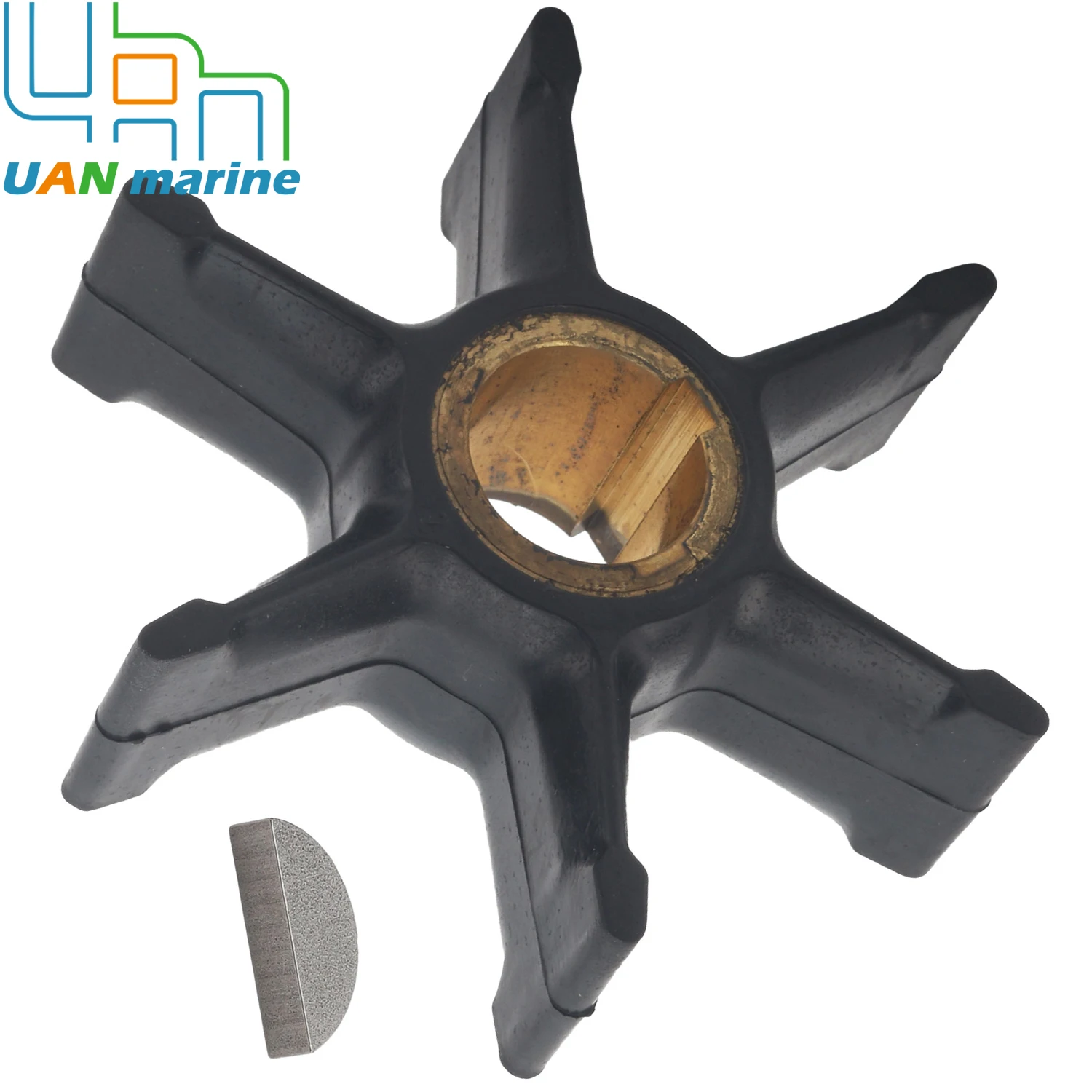 

0777213 0377230 0777821 Подходит для подвесного двигателя Evinrude Johsnon OMC BRP 35HP 40HP 50HP 55HP крыльчатка водяного насоса с ключом 0305350