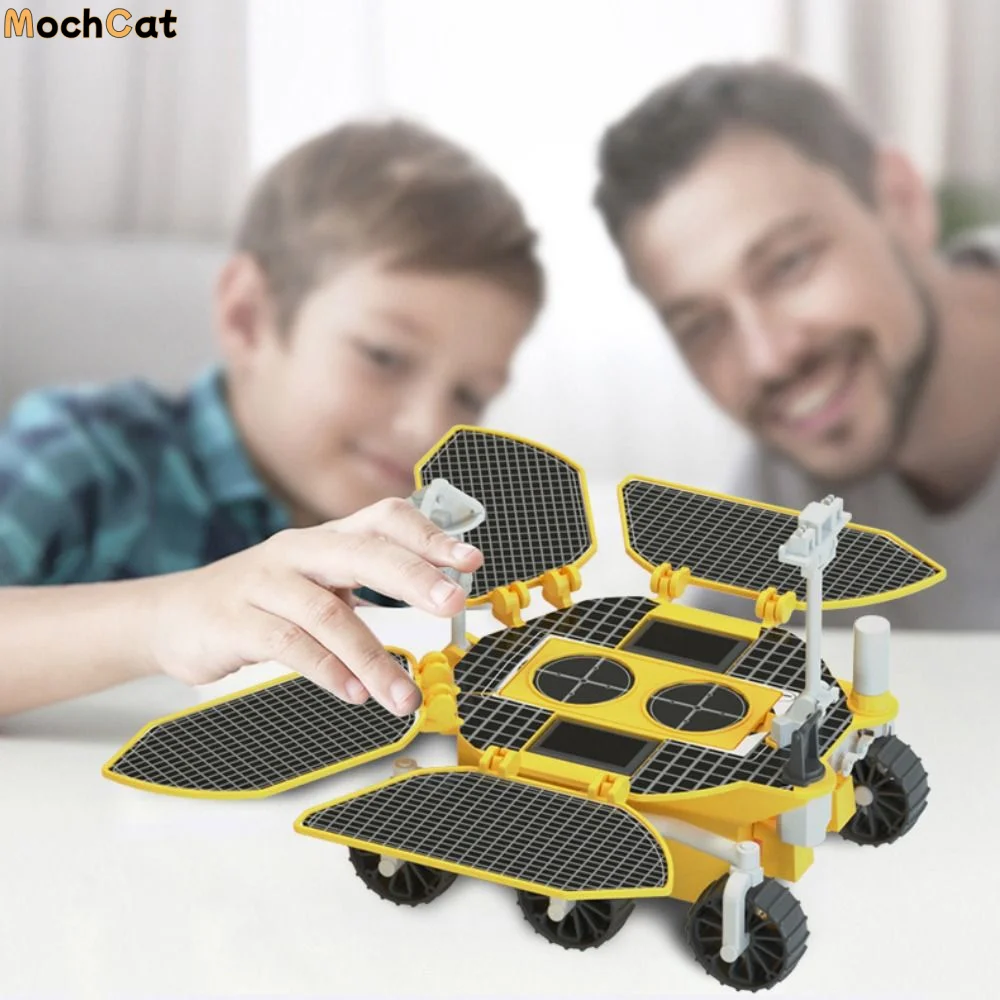 

Пластиковая модель автомобиля «Марс» на солнечной энергии, фигурки персонажей, модель автомобиля Чжу Жун, миниатюрные игрушки, литая модель для самостоятельной сборки, украшение