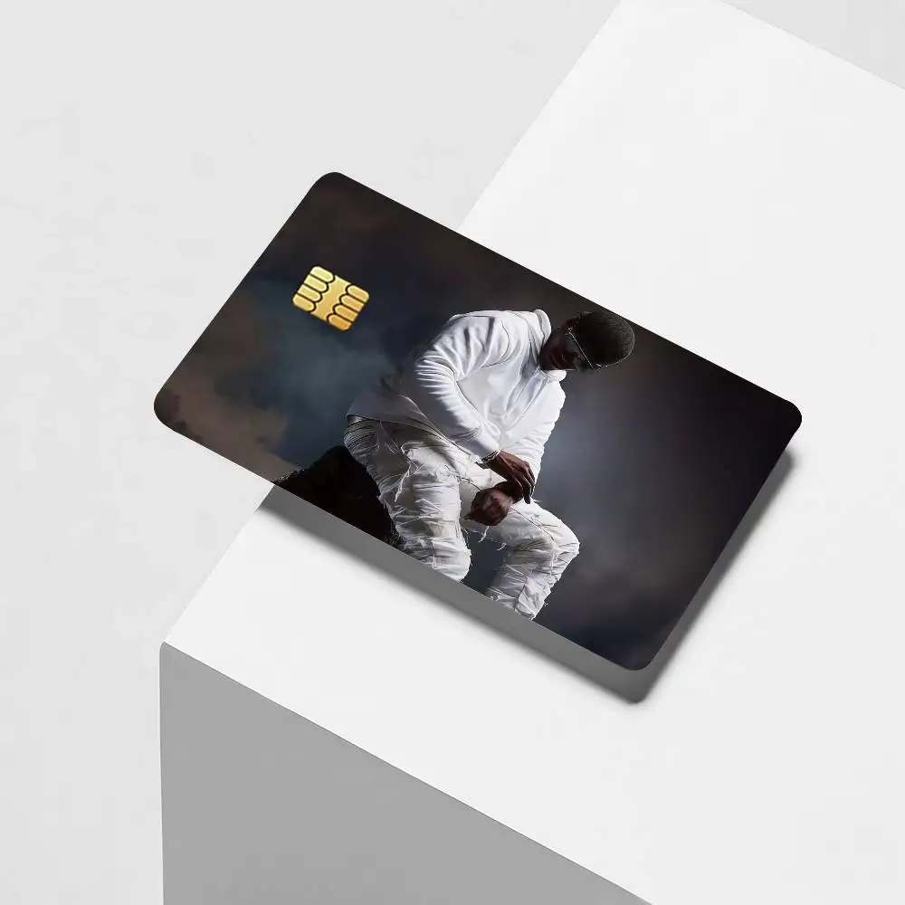 Rapper W-Werenoi Credit Card Decorative Card Stickers Suitable For Bank Cards Metro Transit Anti-scratch Gift 4PCS