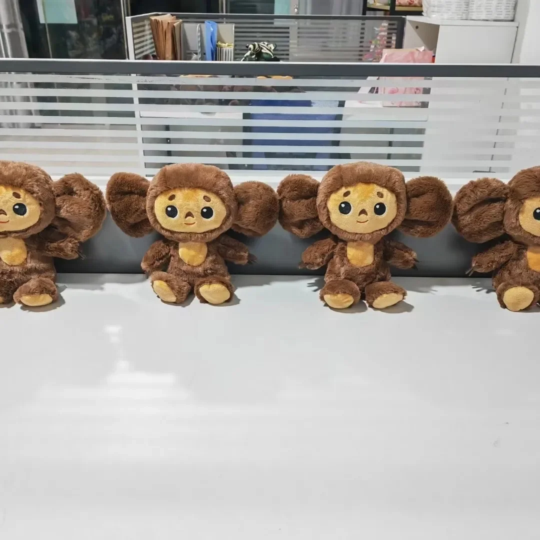 Neue Russland Anime Cheburashka Plüsch Puppe Großen Augen Affe Чебурашка Gefüllte Plushie Spielzeug Schöne Beschwichtigen Kissen Für Kinder Geschenke – Detail 5