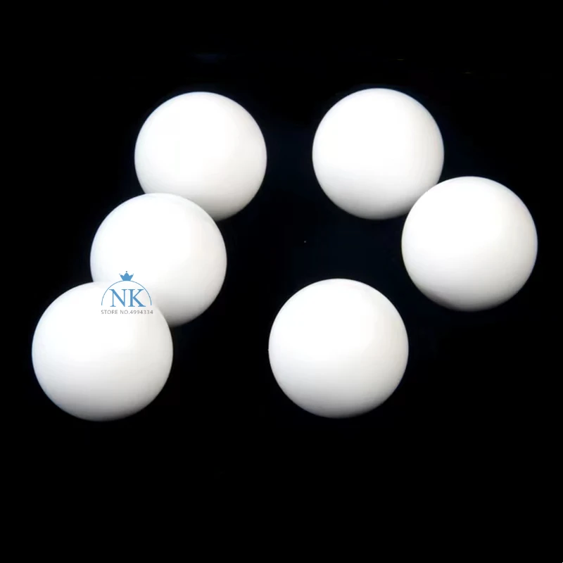 10pcs/lot Laboratory PTFE Diameter 10mm to 32mm Pure White ball F4 stirring bead for school experiment