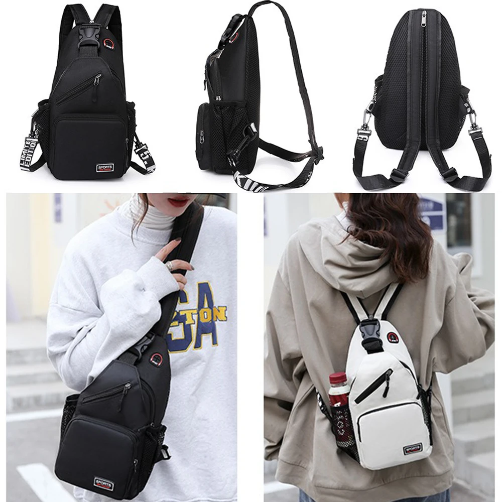 Brusttasche Schulter Umhängetasche Umhängetasche Männer Sport Funktionelle Laufen Radfahren Tasche Messengers Taschen Sling Pack