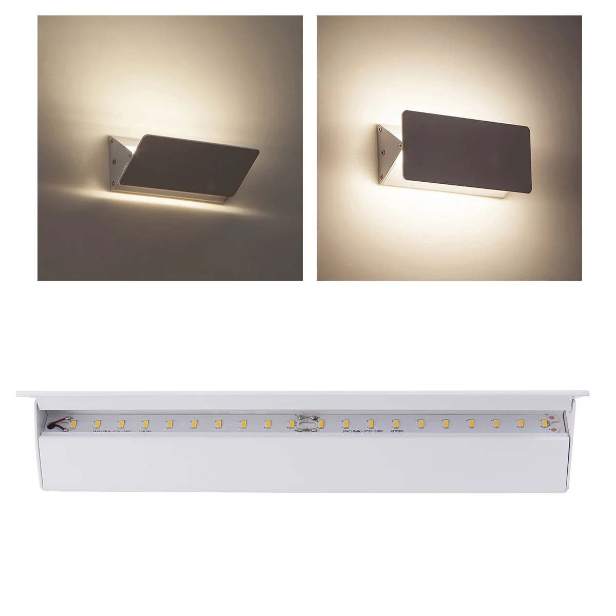 

1Pcs Adjustable Wall Lamp Durable Premium Material Luminous Angle Indoor Outdoor Wall Light for Home Restaurant Hotel 10W Warm