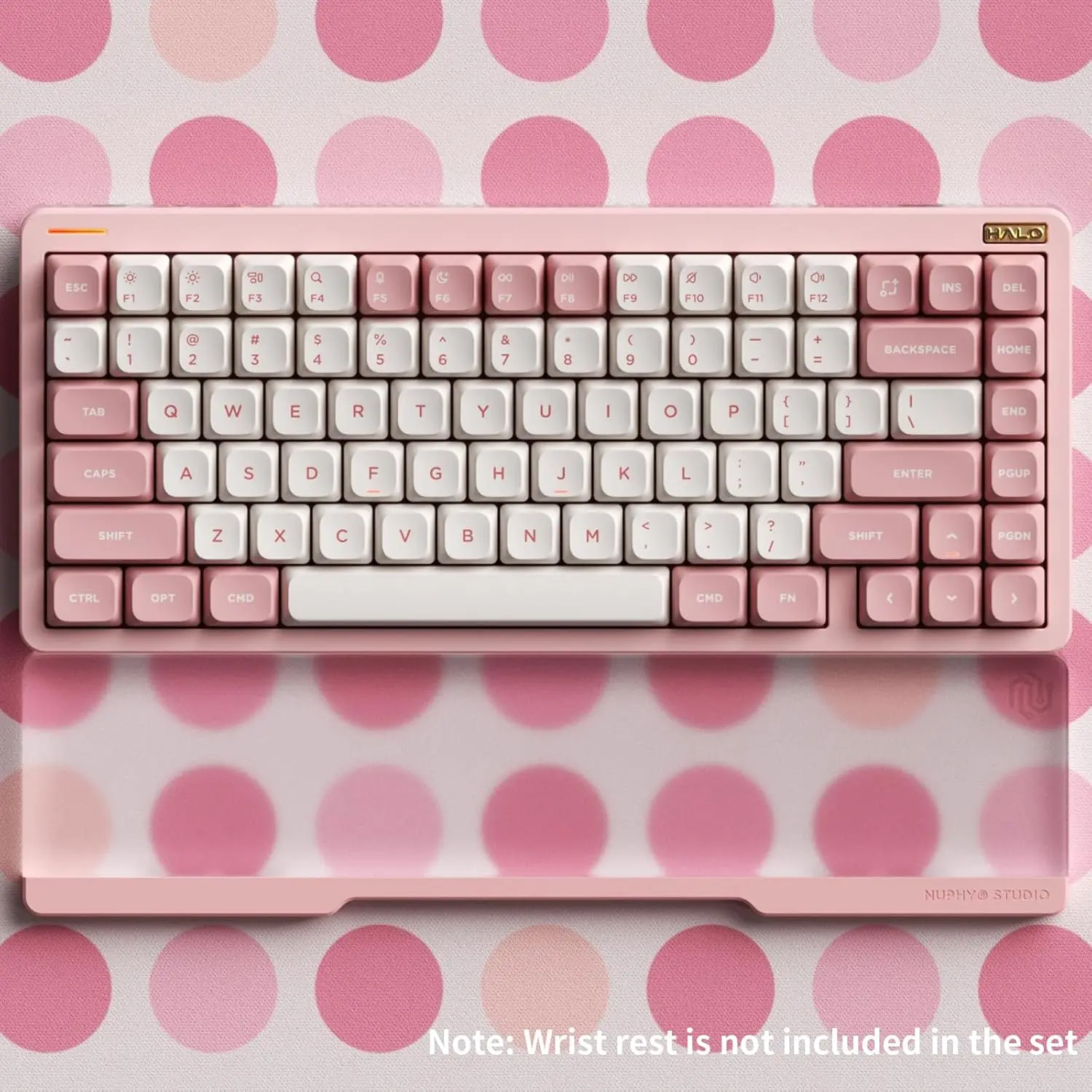 

Nuphy Halo75 V2 Mechancial Gaming Kyeboard 75% Wireless Hot Swappable Bluetooth Keyboard 83 Kyes RGB Bluetooth/2.4GHz/USB-C