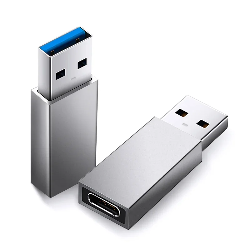  USB 3.0 to USB C Adapter Mini Hi-Speed USB Type C Female to USB Type A Male Fast Charging Data Sync OTG Adapter Converter