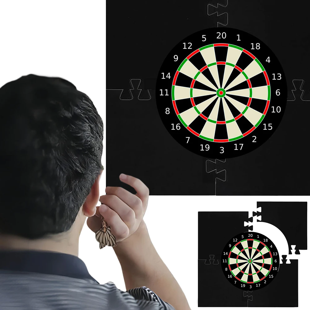 Splicing Dartboard Surround Wall Protector Lightweight Square Dart Board Wall Protector Dartboard Surround for Dart Games