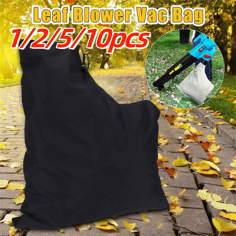 Universal Leaf Blower Bag Replacement Self Unloading Adjustable Collection Bag Vacuum Storage Yard Waste Garden Tool Accessory