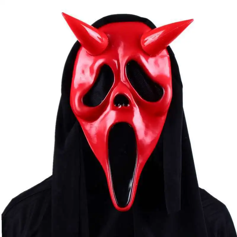 

Scream Ghostface Mask Horror Latex Full Head Mask Movie Cosplay Ghostface Prank Costume Scary Props Hallowee Decoration Supplies