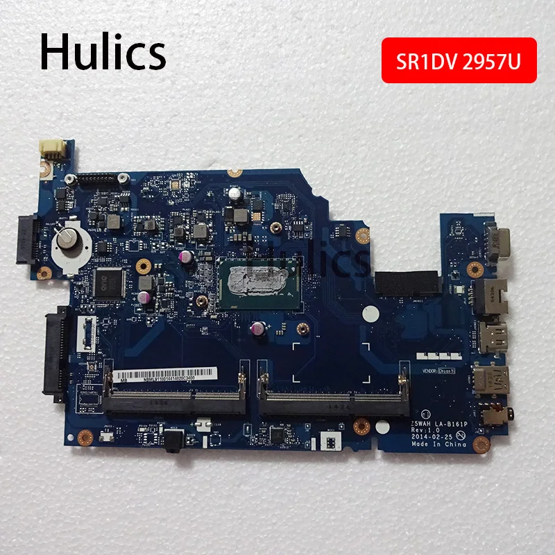 

Hulics Used Z5WAH LA-B161P For Acer Aspire E5-571 E5-531 Laptop Motherboard NBML911001 NB.ML911.001 SR1DV 2957U CPU