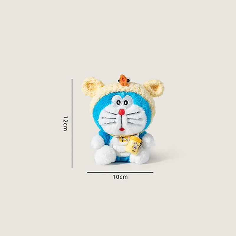 Kawaii Doraemon Plüsch-Schlüsselanhänger Cartoon Roboter-Katze Stofftier Mehrere Stile Rucksack-Anime-Puppenanhänger Perfektes Geschenk für Mädchen – Detail 1