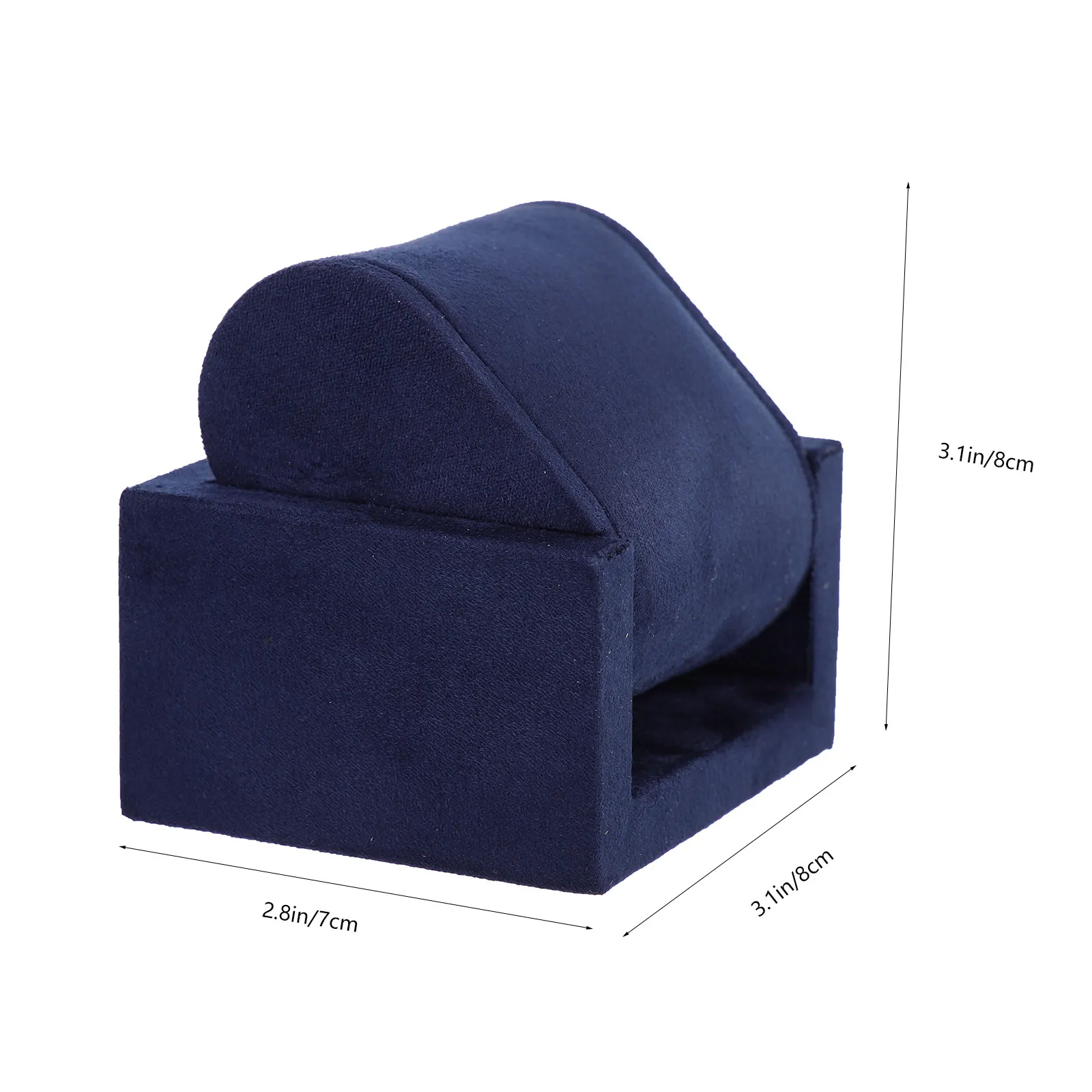 Single Watch Display Stand Premium High Grade Material Scratch Proof Watch Pillow Stand for Home Store Trade Show Retail Display