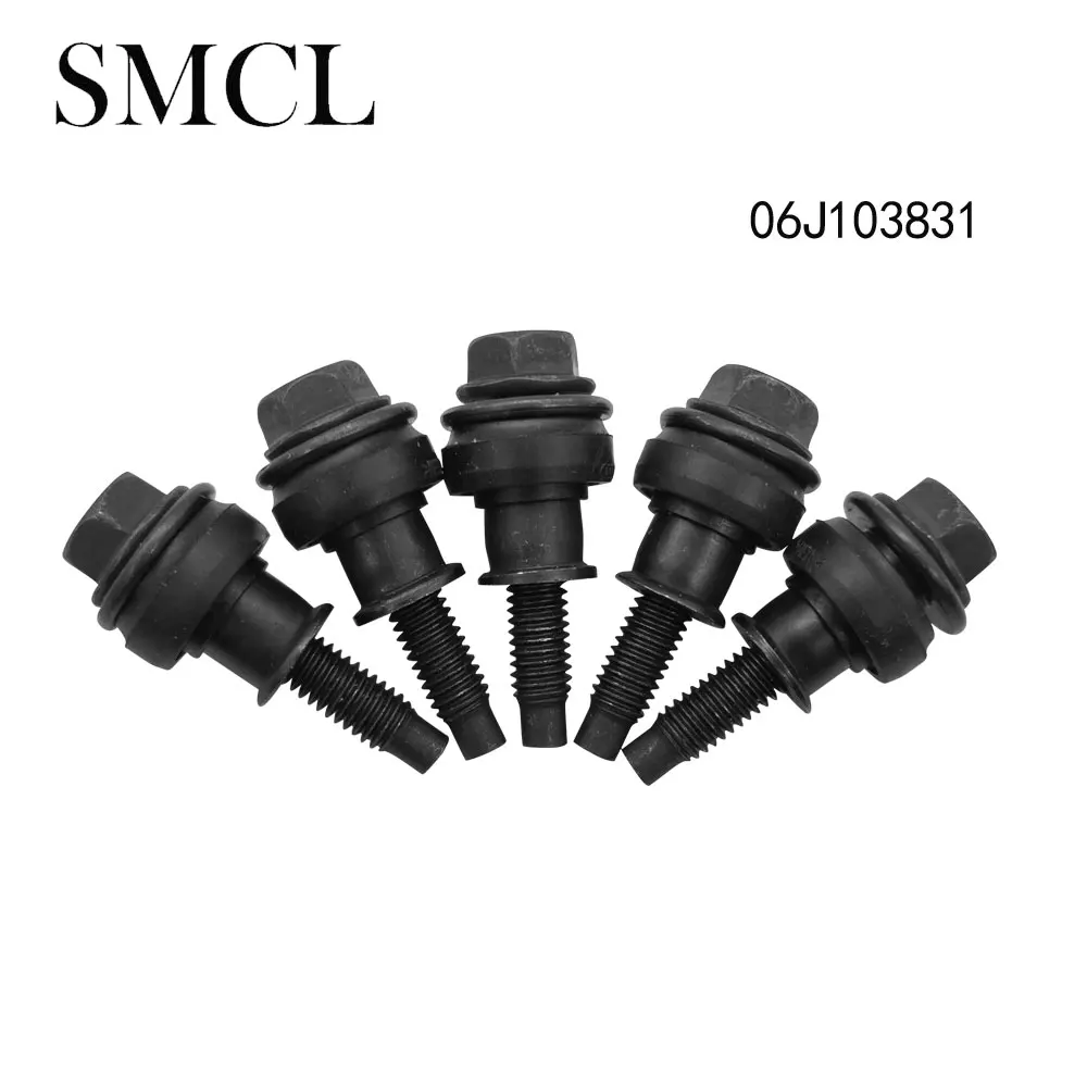 06J103831 5Pcs Timing cover screw For Skoda Octavia Kodiaq Superb Yeti Karoq Audi A1 A3 S3 A4 S4 A6 S6 VW Touran Phideon Passat