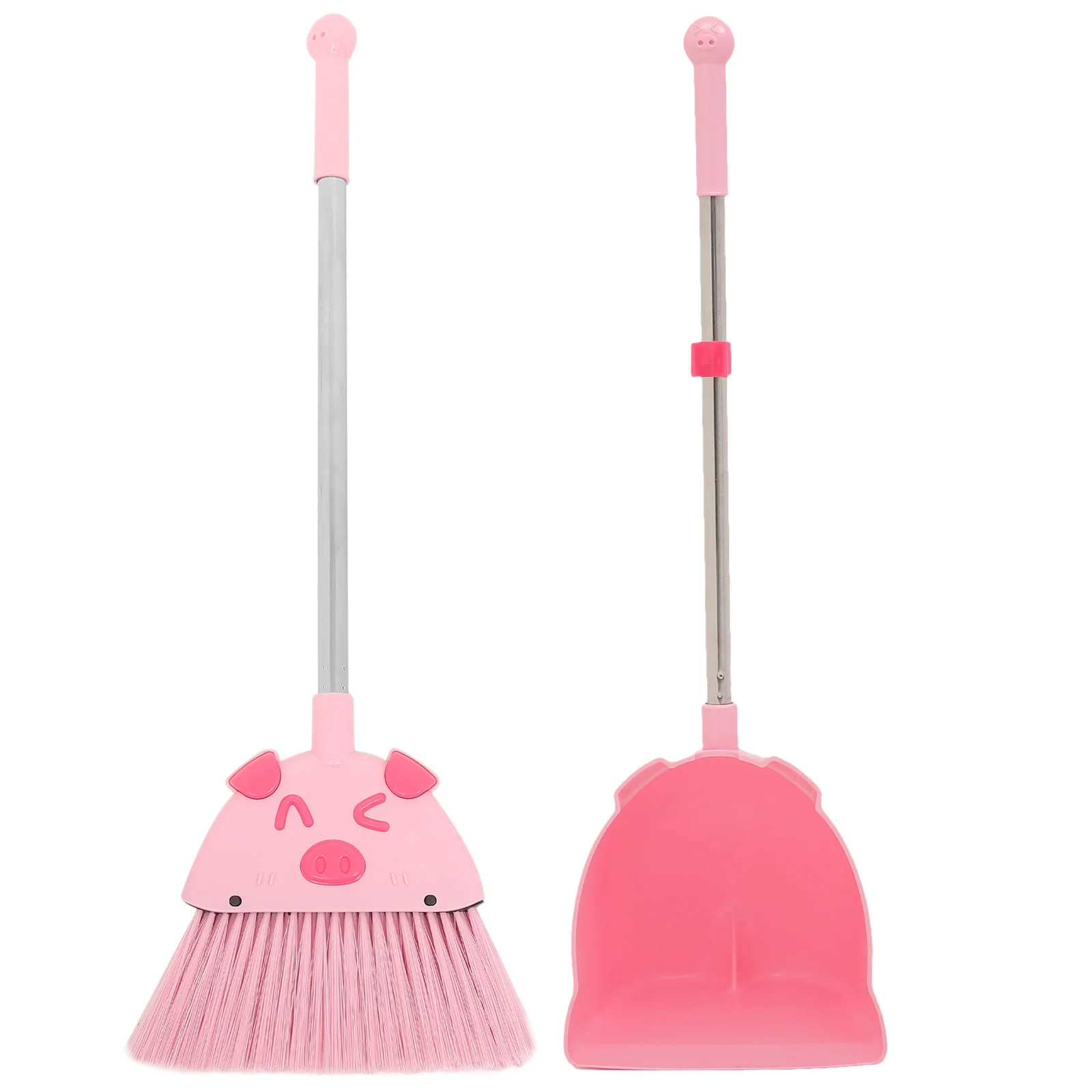 1セット1個入り キッズほうきちりとりセット 小型 かわいい 幼児用掃除道具 ごっこ遊び 家庭用掃除用品 ほうきちりとりセット