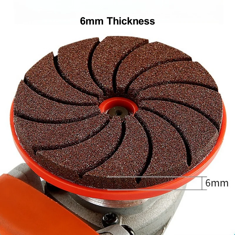 3 Stück 3 Zoll 80mm Nass-Trocken-Polierpad mit Trägerplatte für Winkelschleifer zum Schleifen von Granit, Stein, Beton, Marmor – Detail 6