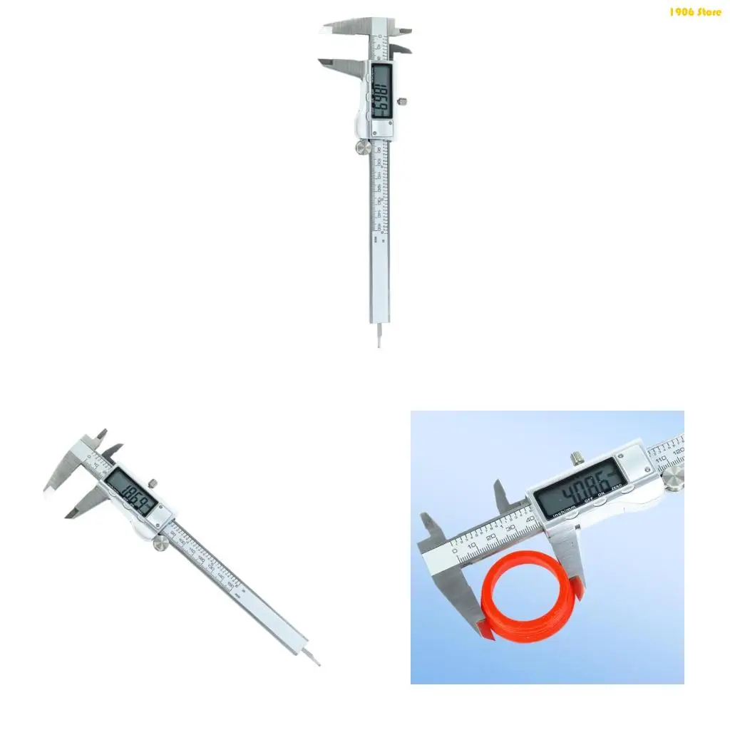 U1JB Vernier Caliper Digital Display Caliper Student Vernier Rulers 150mm Measuring