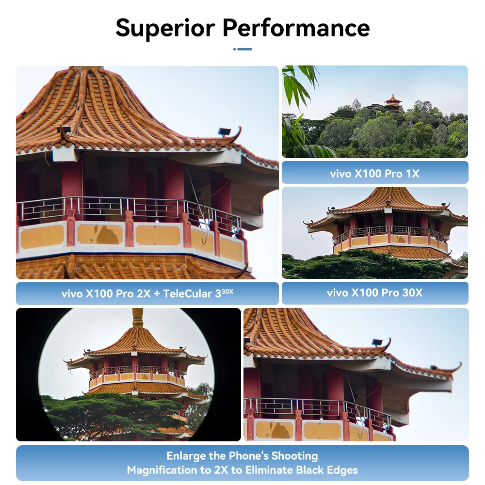 APEXEL 30x Monokular-Teleskop – HD-Ultra-Telobjektiv für Smartphones, mit Stativ – perfekt für die Vogelbeobachtung im Freien, Campi