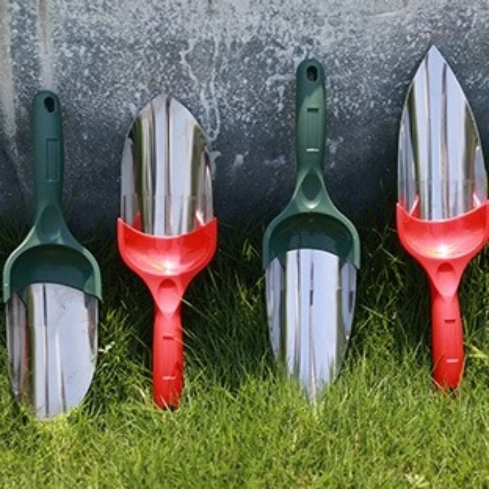 

Садовая лопатка из нержавеющей стали, утолщенная, цельнолитая, с нескользящей ручкой, сверхпрочная лопатка для посадки растений