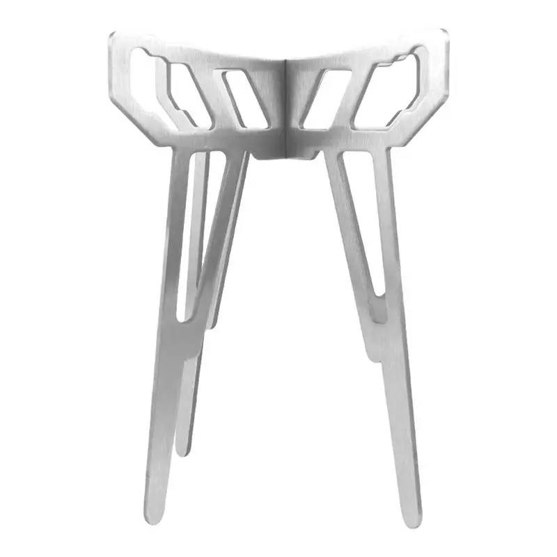 

Stove Stand Foldable Stainless Steel Stove Pot Rack Multifunction Detachable Grill Accessories Foldable Cooking Tools for Pans