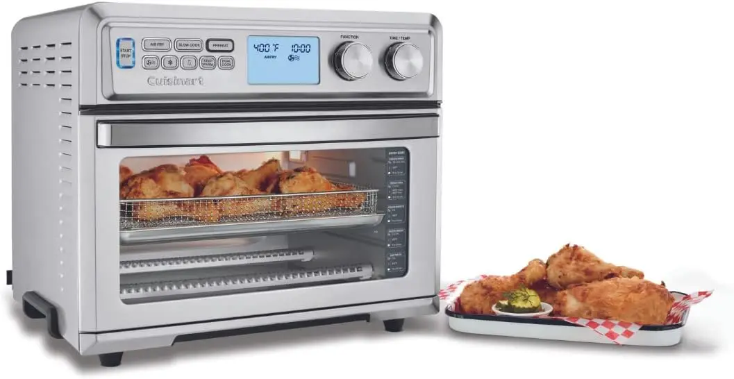 Digital AirFryer Toaster Oven, Premium 1800-Watt Oven with Digital Display and Controls – Extra-Large Capacity