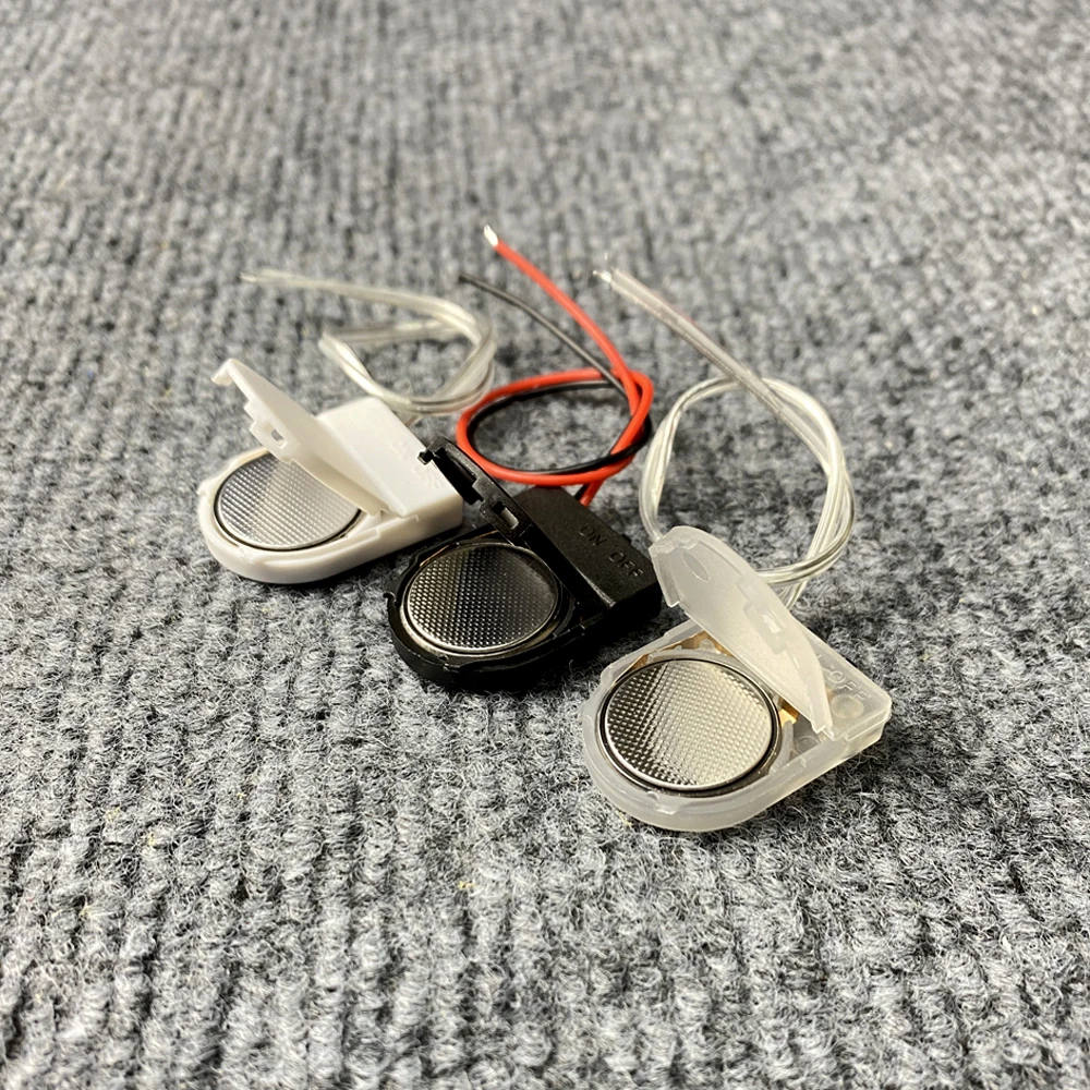 2/5PCS Single Slot CR2032 CR 2032 Button Coin Cell Battery Holder Case Cover With ON-OFF Switch Leads Wire 3V Battery Box