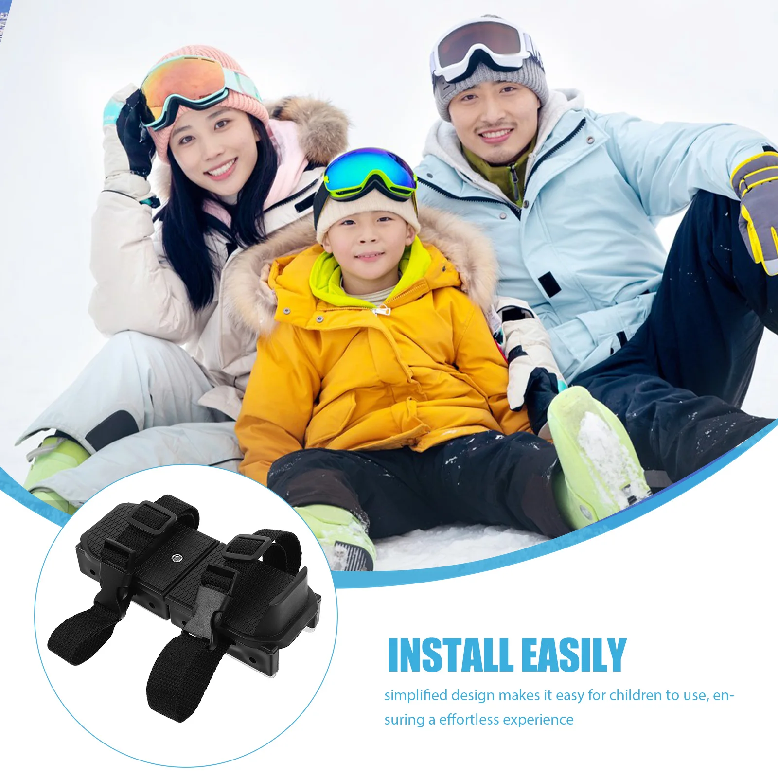 

Children's Ski Shoes Hockey Ice Skates Skating Aid Figures Accessories Boys Double Runner Slides
