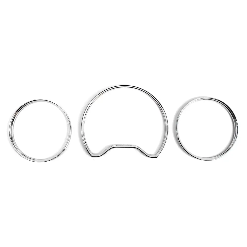 

Styling Chrome Dashboard Gauge Ring Set For for Mercedes Benz W210 1995-1999 W202 1997-2001