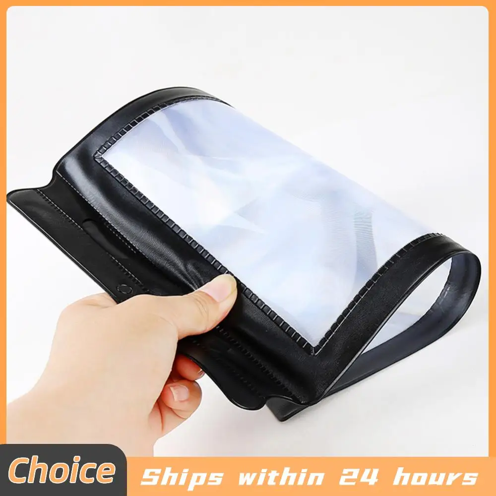 Handheld Page Magnifying Glass Portable 3X Bookmark Flat Magnifier A4 Large Full Page Magnify Len for Elderly Reading Newspapers