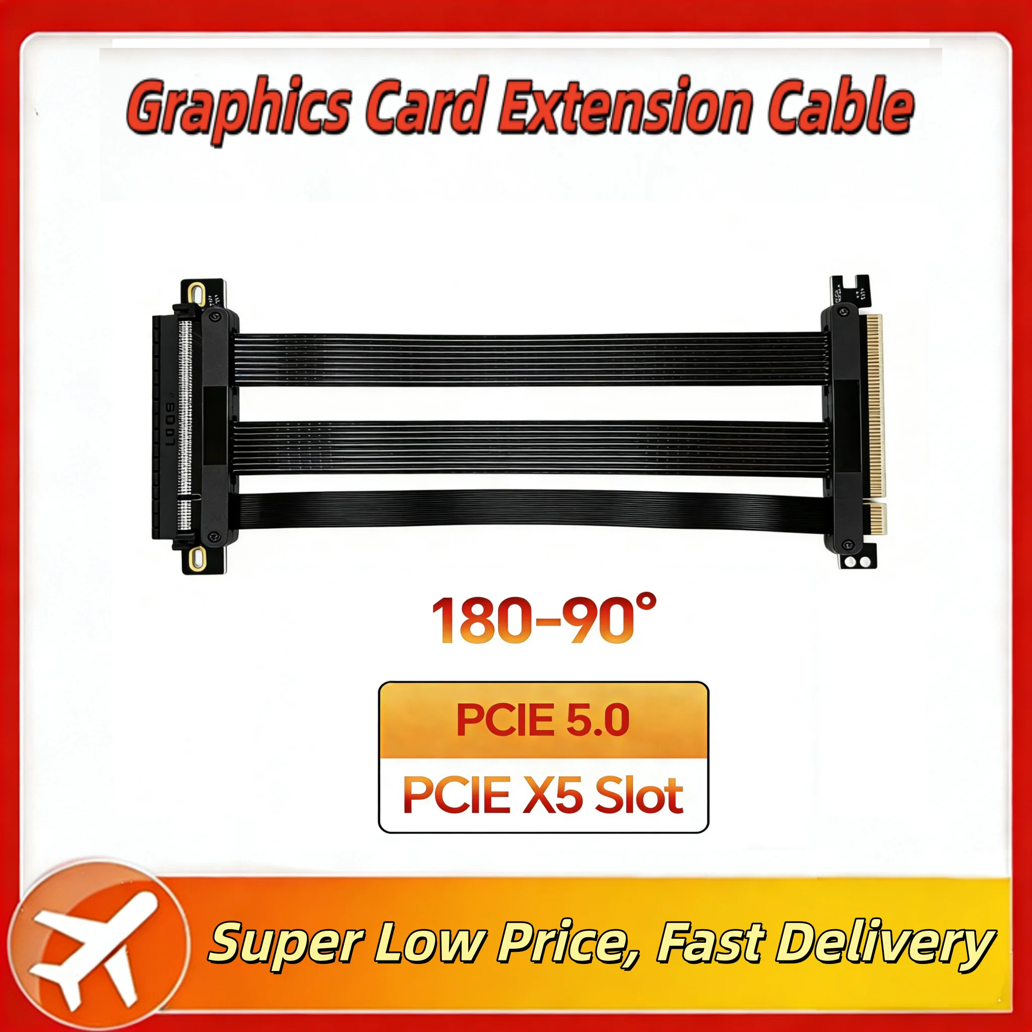 pcie-50-x16-riser-cable-dual-row-high-speed-gpu-extension-cable-90-180-degree-vertical-gpu-mount-adapter-for-pc-gaming-case