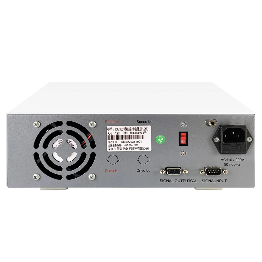 Ranlraka Programmable Ground Resistance Tester RK7305 Current AC3-30A Resistance 510m Ohm Time 999 9s