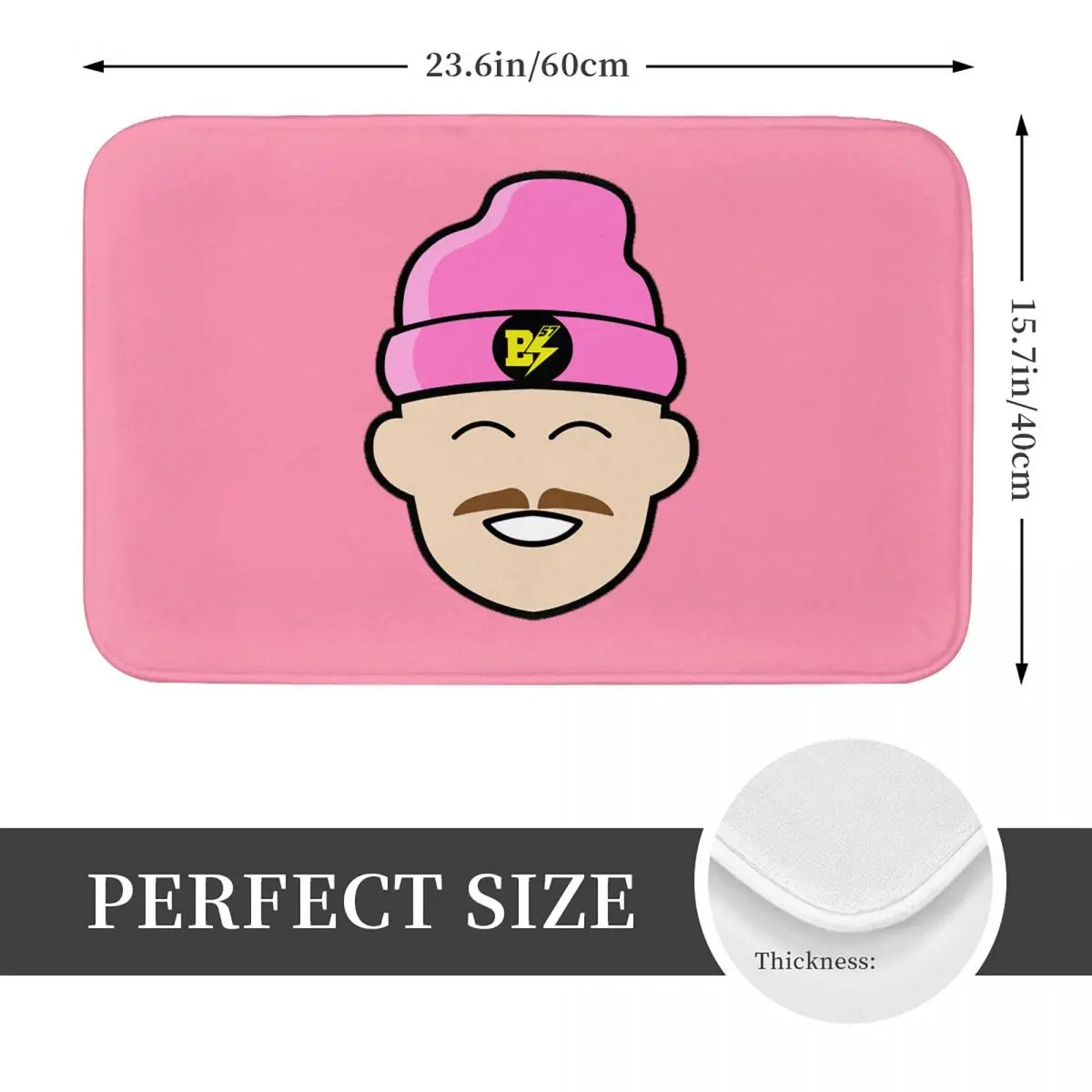 Billy Bolt Anti-slip Doormat Floor Mat Antiwear Carpet Rug for Kitchen Entrance Home Bedroom Footpad Mats
